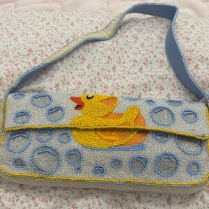 Beaded Duck Design Women's Bag